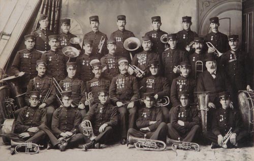 Mornington Brass Band 1908 photo.